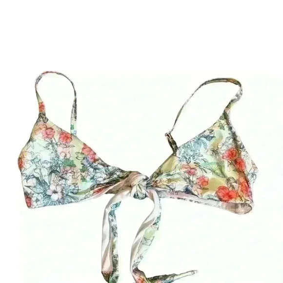 Victoria’s Secret Bathing suit Wrap Style Top  Size Medium Adjustable Straps - Picture 3 of 7
